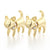 CAT STUD EARRING